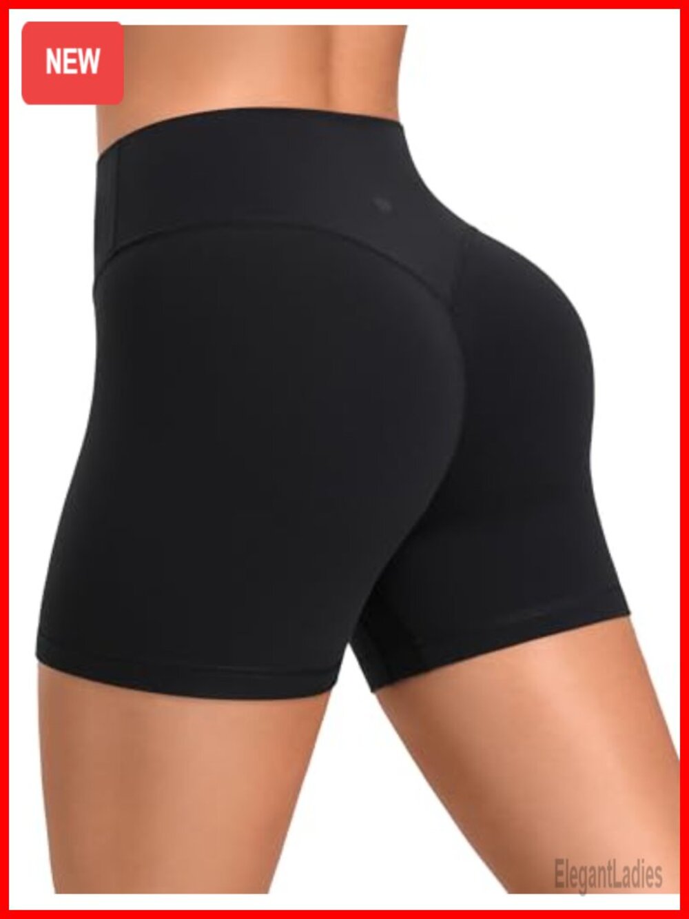Women's Butt-Lifting Biker Shorts 4" Inseam High Waist Seamless